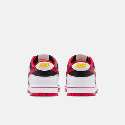 Nike Dunk Low Black White University Red