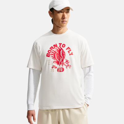 Nike Max90 Born To Fly White Red T-Shirt