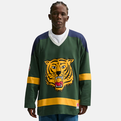 Nike Sportswear Club Navy Green Hockey Jersey