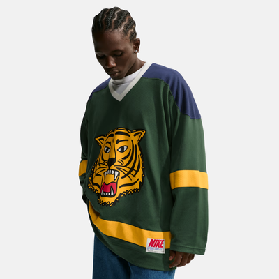 Nike Sportswear Club Navy Green Hockey Jersey