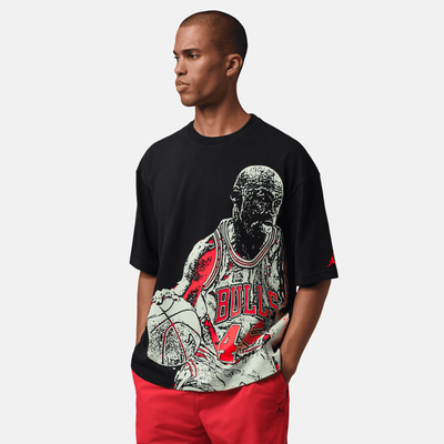 Air Jordan Sport 45 Bulls Cream Black T-Shirt