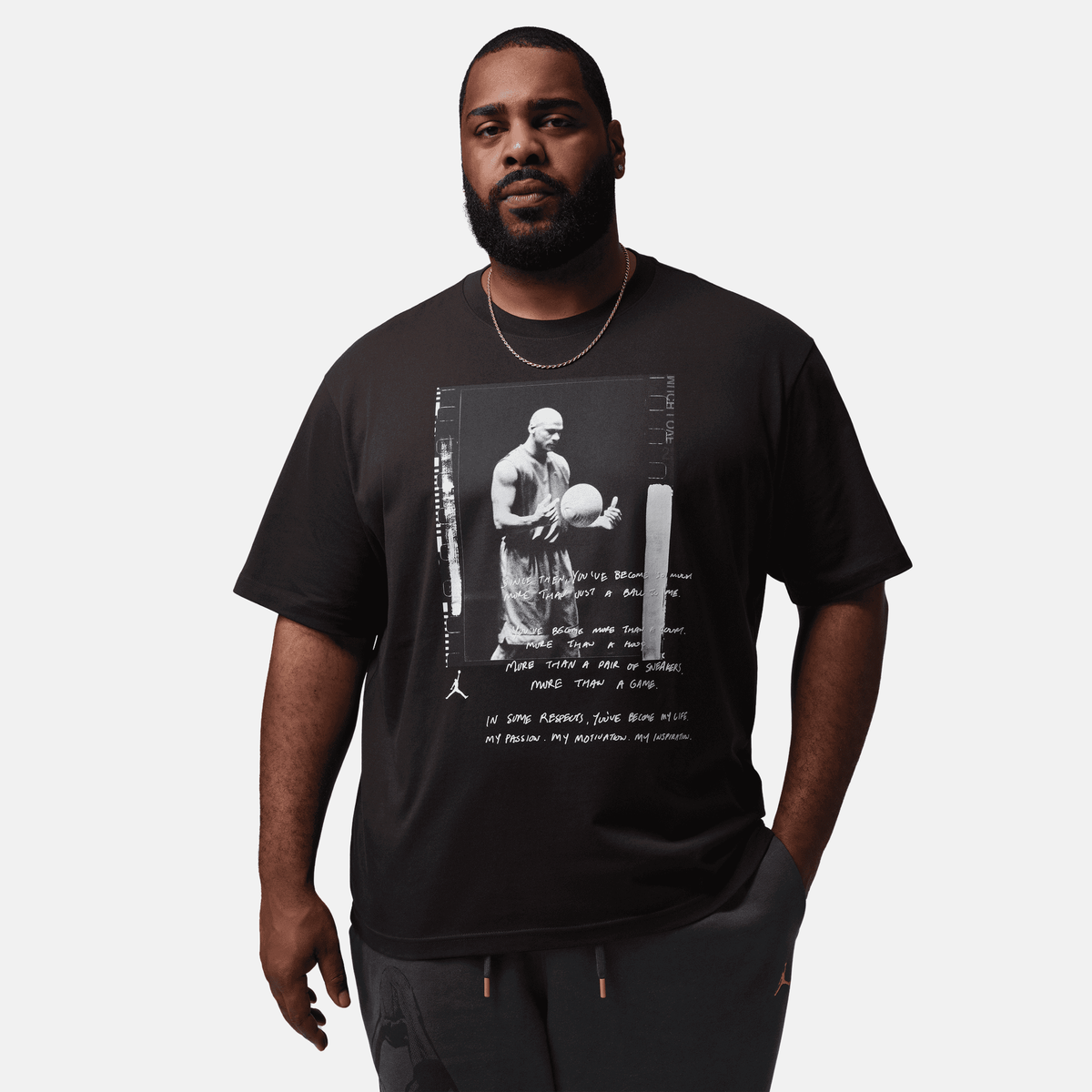 Air Jordan Brooklyn 'Since Then' Black T-Shirt