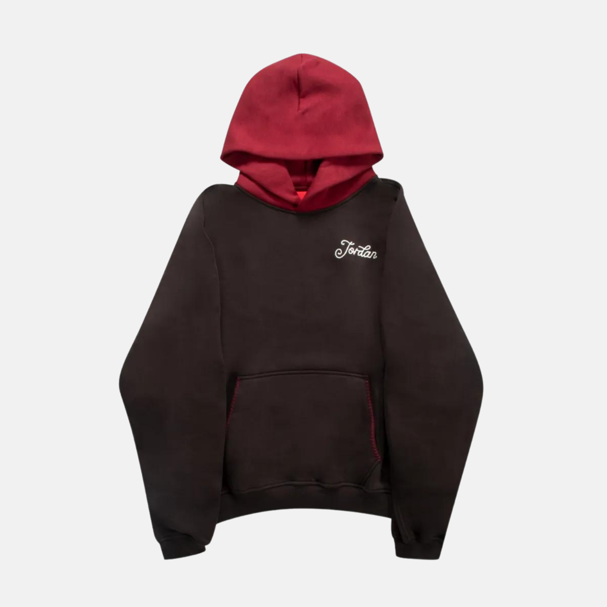 Air Jordan Brooklyn Black Red Hoodie
