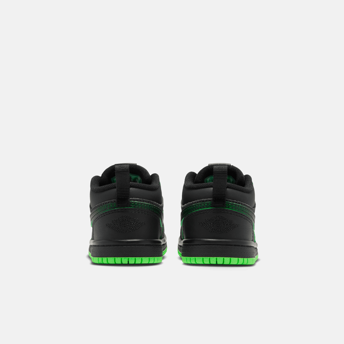 Air Jordan Kids' 1 Low Halloween Black Scream Green (TD)