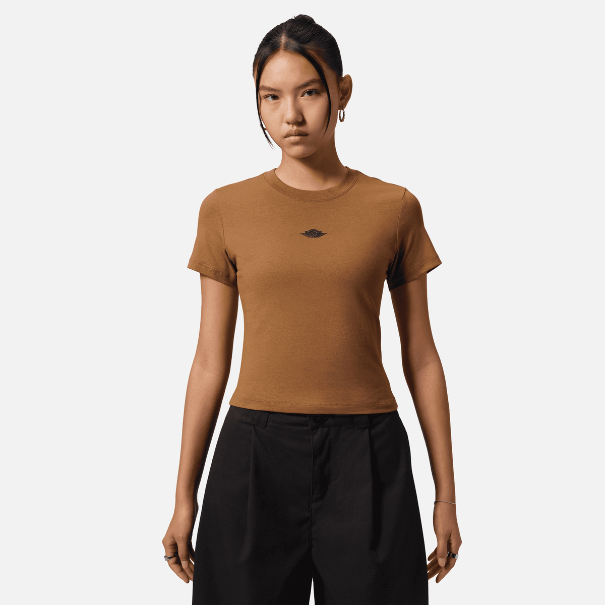 Air Jordan Women's Flight British Tan Cropped Top