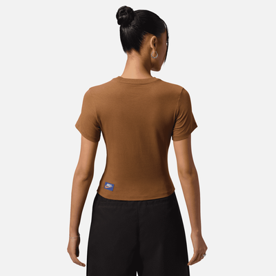 Air Jordan Women's Flight British Tan Cropped Top