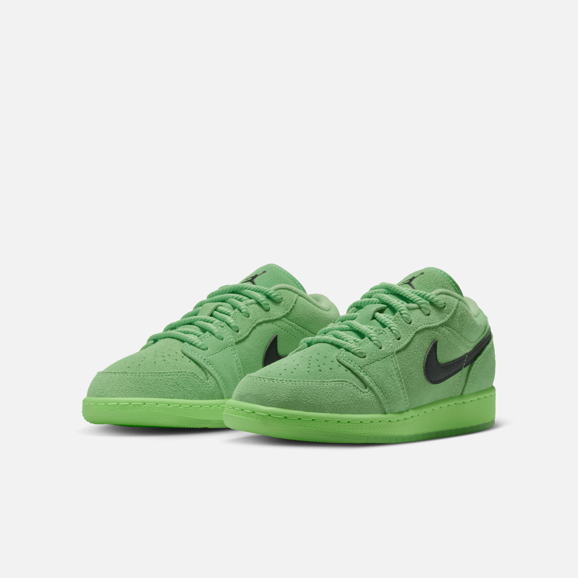 Air Jordan Big Kids' 1 Low SE Lime Blast (GS)