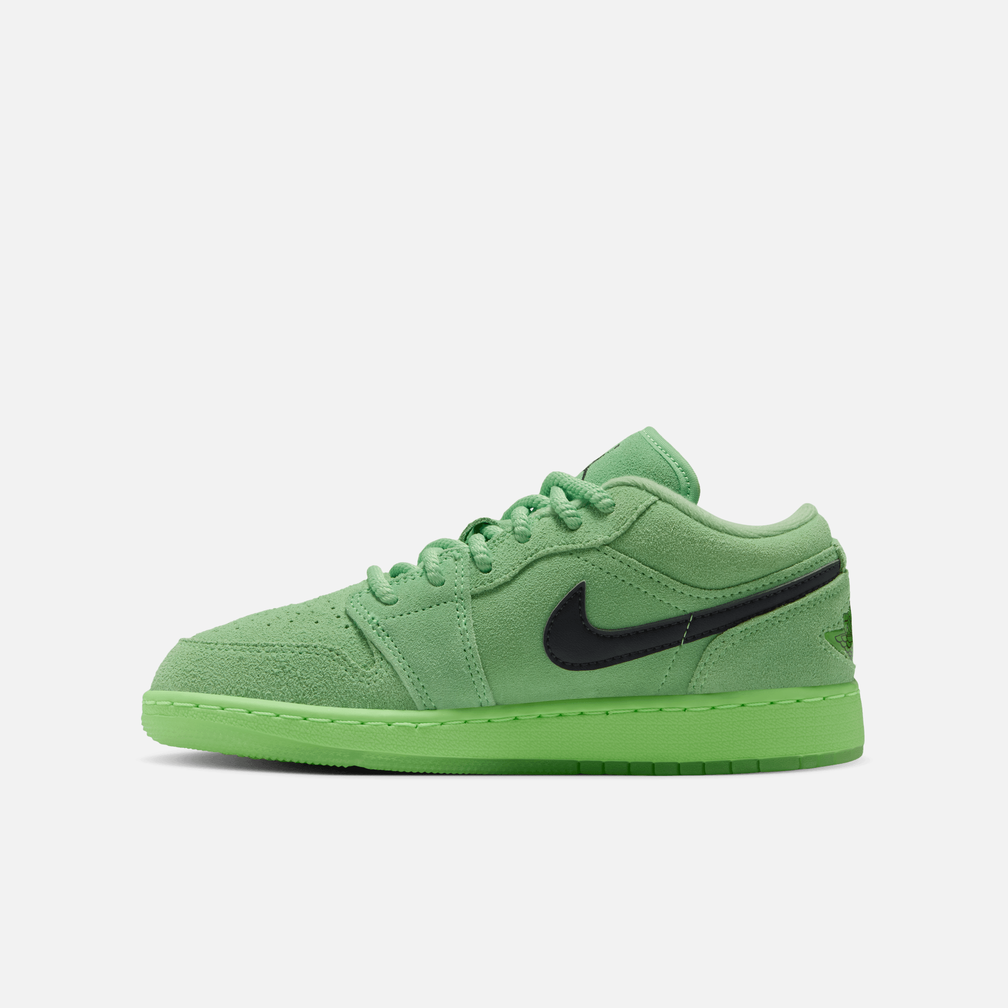 Air Jordan Big Kids' 1 Low SE Lime Blast (GS)