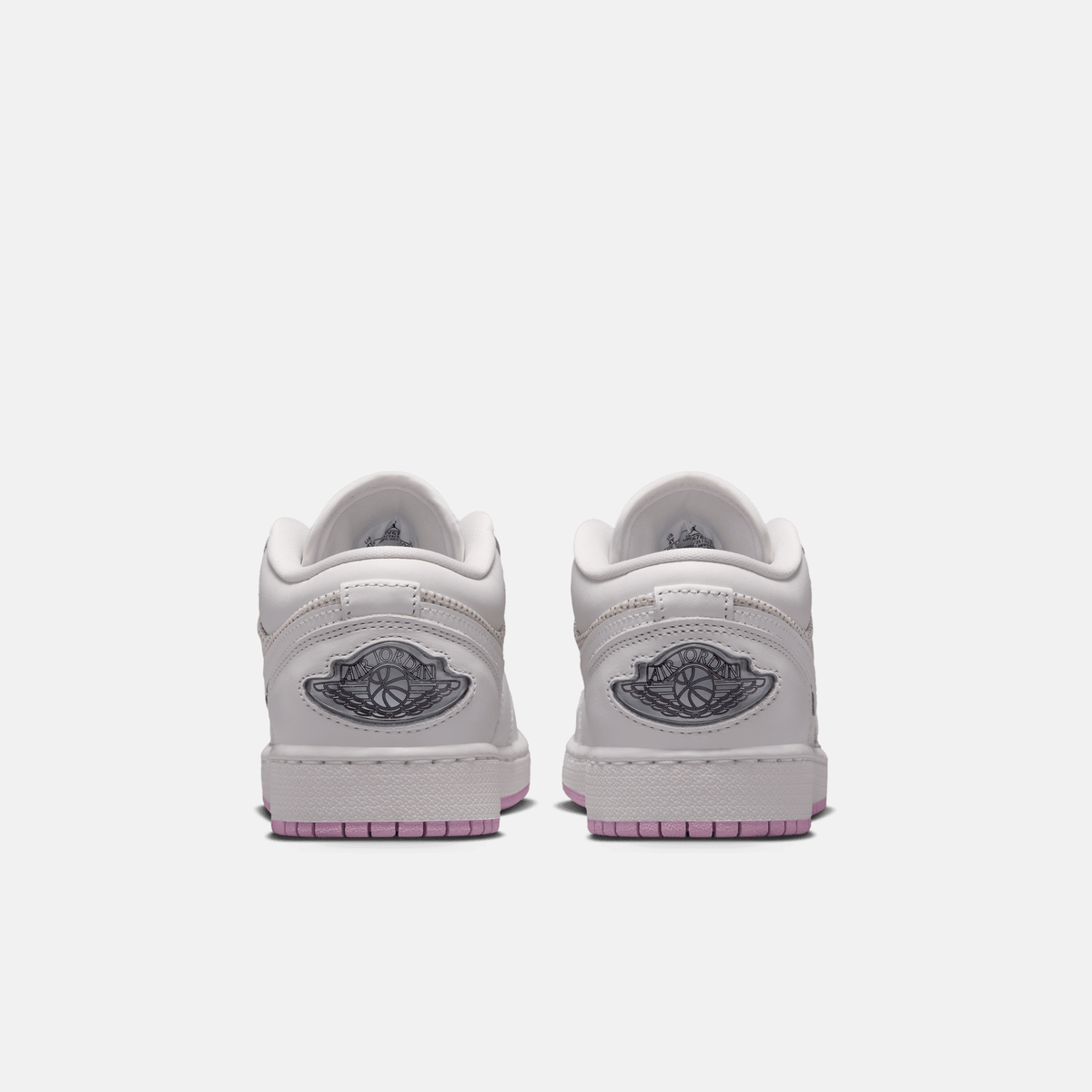 Air Jordan Big Kids' 1 Low SE Summit White Artic Pink (GS)