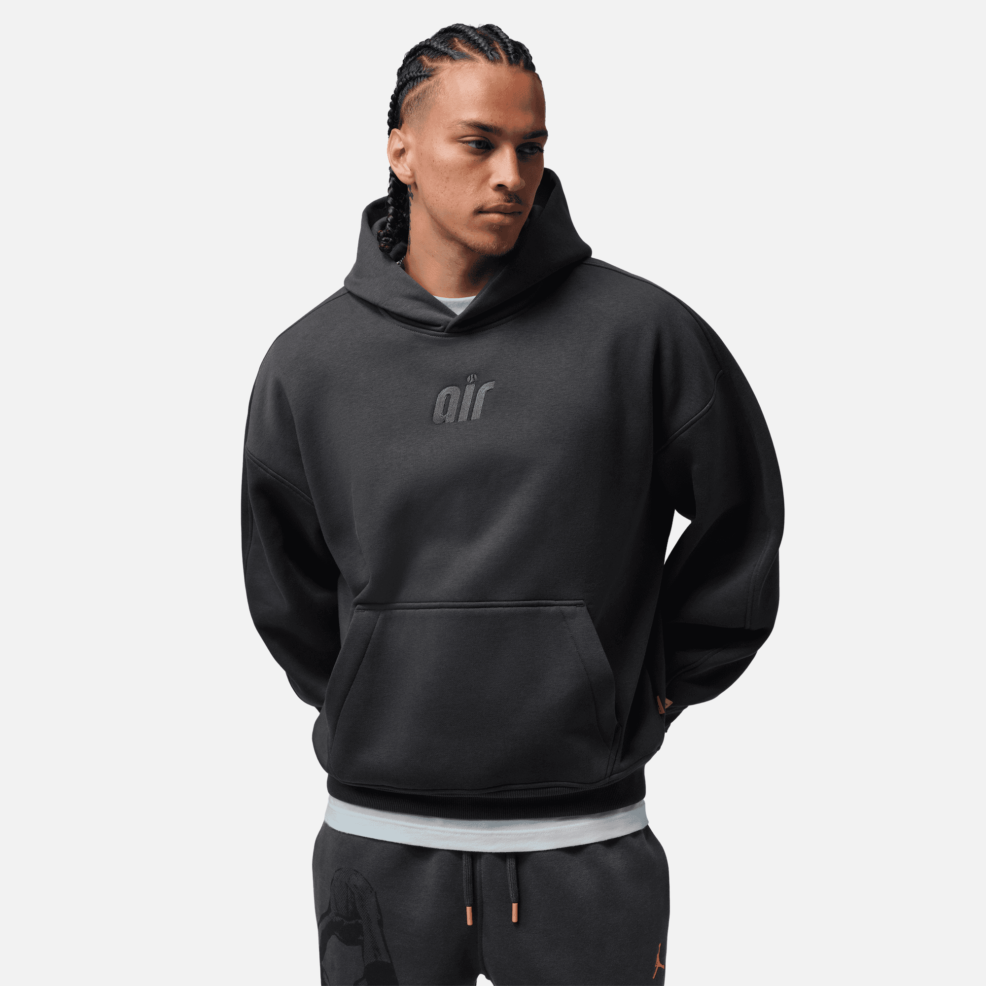 Air Jordan Brooklyn Fleece Black Pullover Hoodie