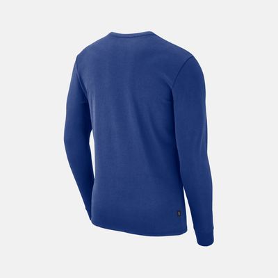 Nike Detroit Pistons Practice Blue Long-Sleeve T-Shirt