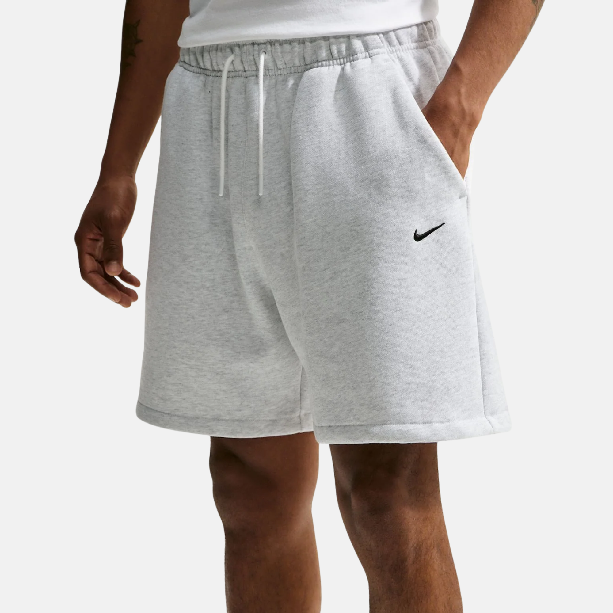 Nike Solo Fleece Light Grey Shorts