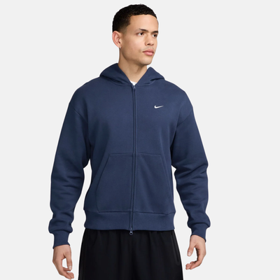 Nike Solo Fleece Navy Zip Hoodie