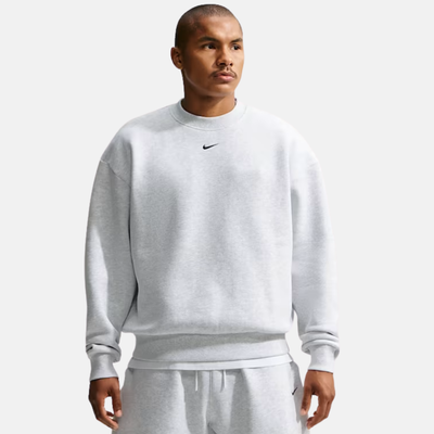 Nike Solo Fleece Crew Neck Light Grey Sweatshirt