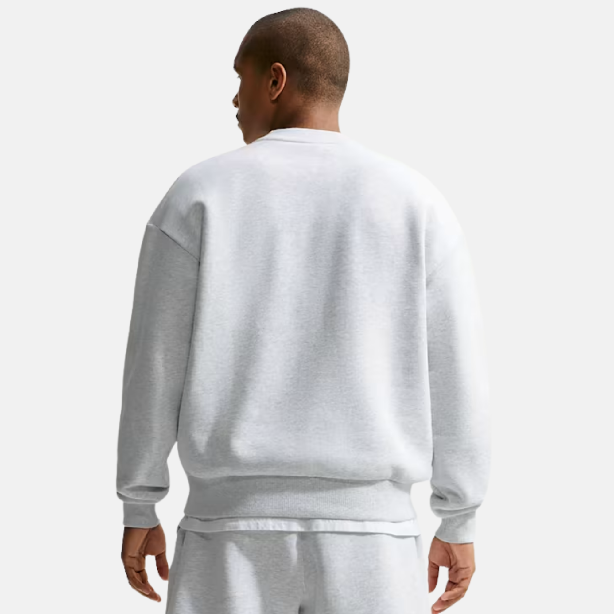 Nike Solo Fleece Crew Neck Light Grey Sweatshirt