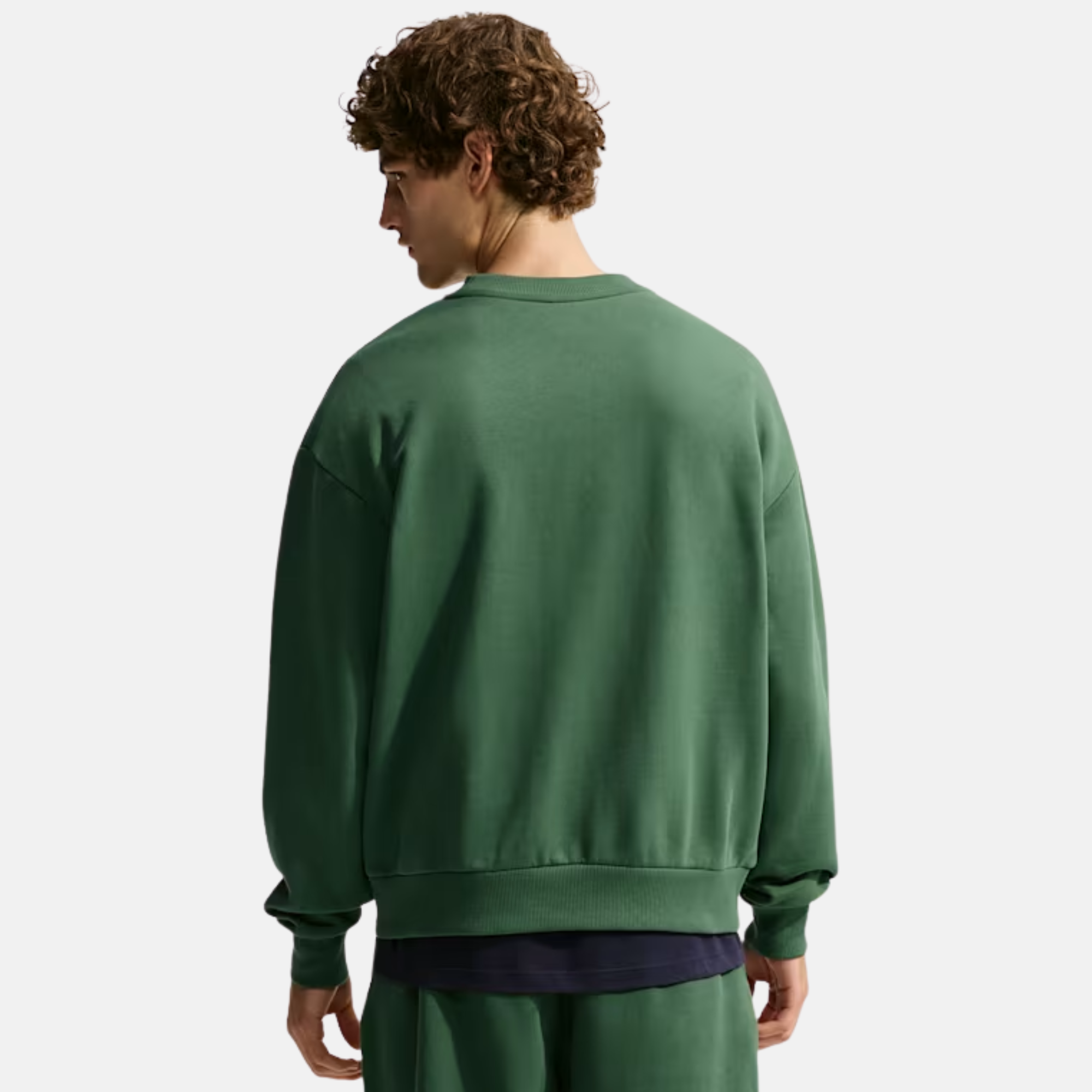 Nike Solo Fleece Crew Neck Green Sweatshirt