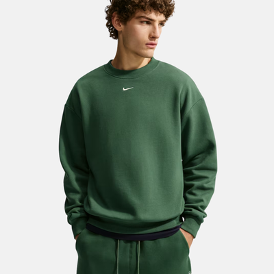 Nike Solo Fleece Crew Neck Green Sweatshirt