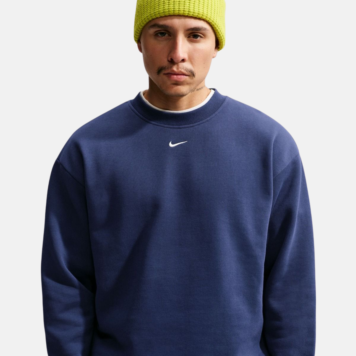 Nike Solo Fleece Crew Neck Navy Sweatshirt