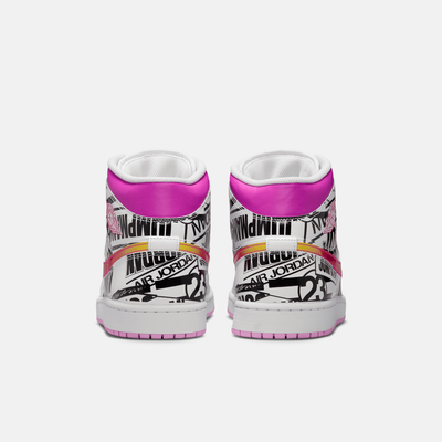 Air Jordan 1 Mid What The Logo