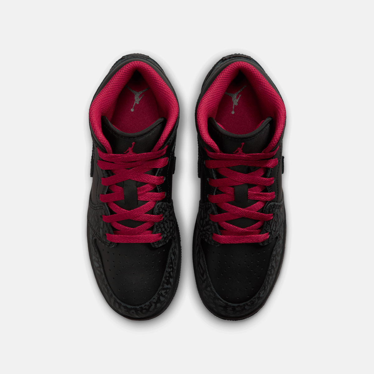 Air Jordan Big Kids' 1 Mid Elephant Print (GS)