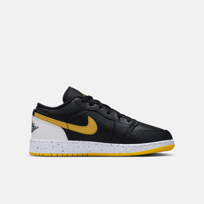 Air Jordan Big Kids' 1 Low Black Tour Yellow (GS)