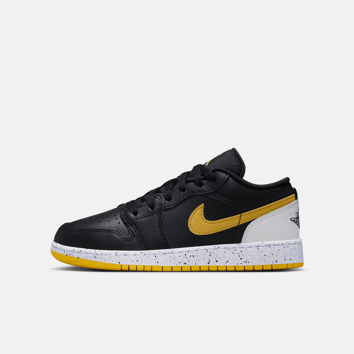 Air Jordan Big Kids' 1 Low Black Tour Yellow (GS)