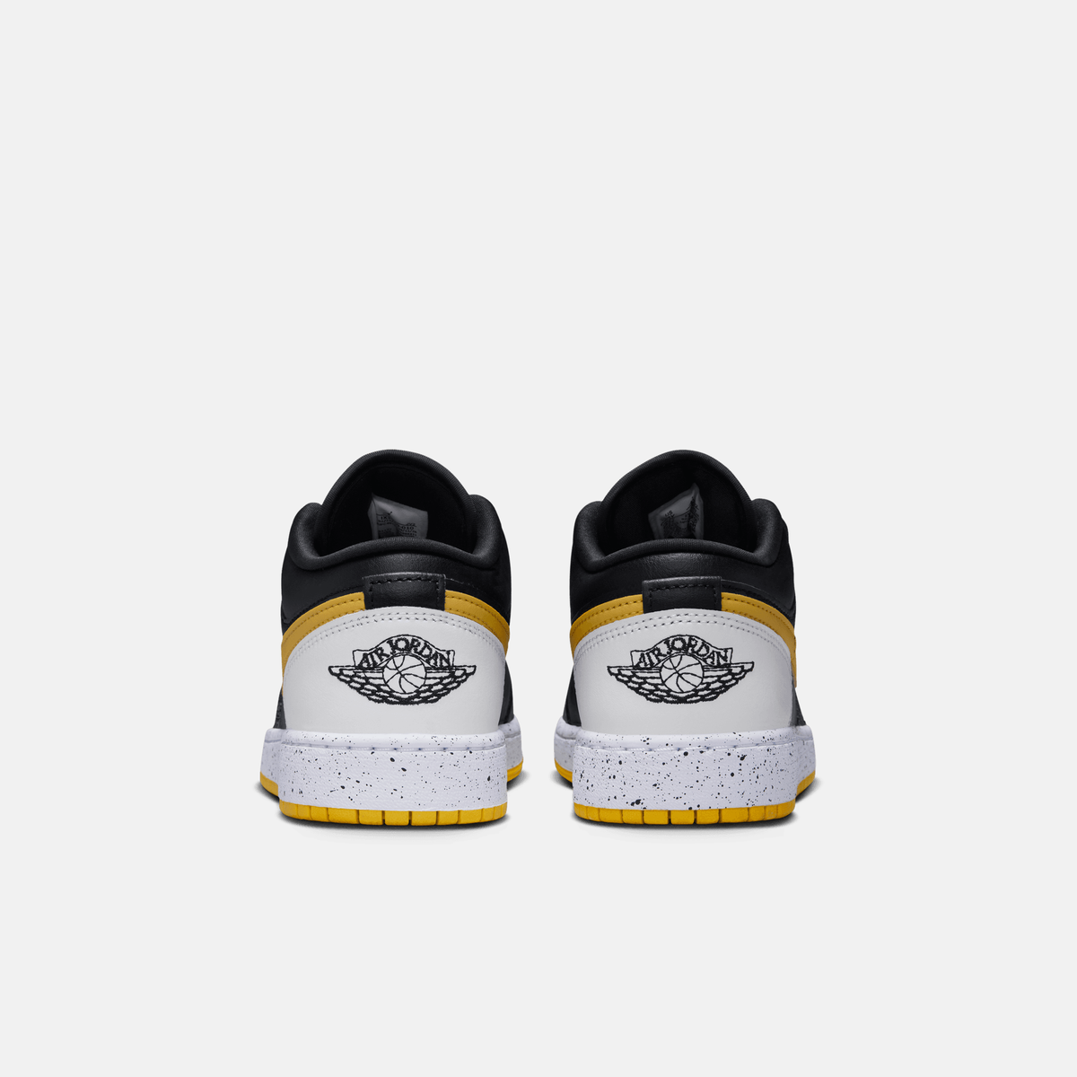 Air Jordan Big Kids' 1 Low Black Tour Yellow (GS)
