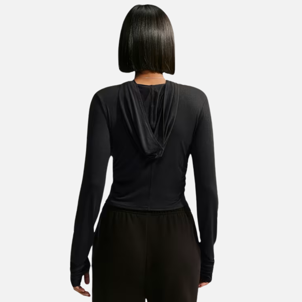 Nike Sportswear Women's Slim Sheer Black Top
