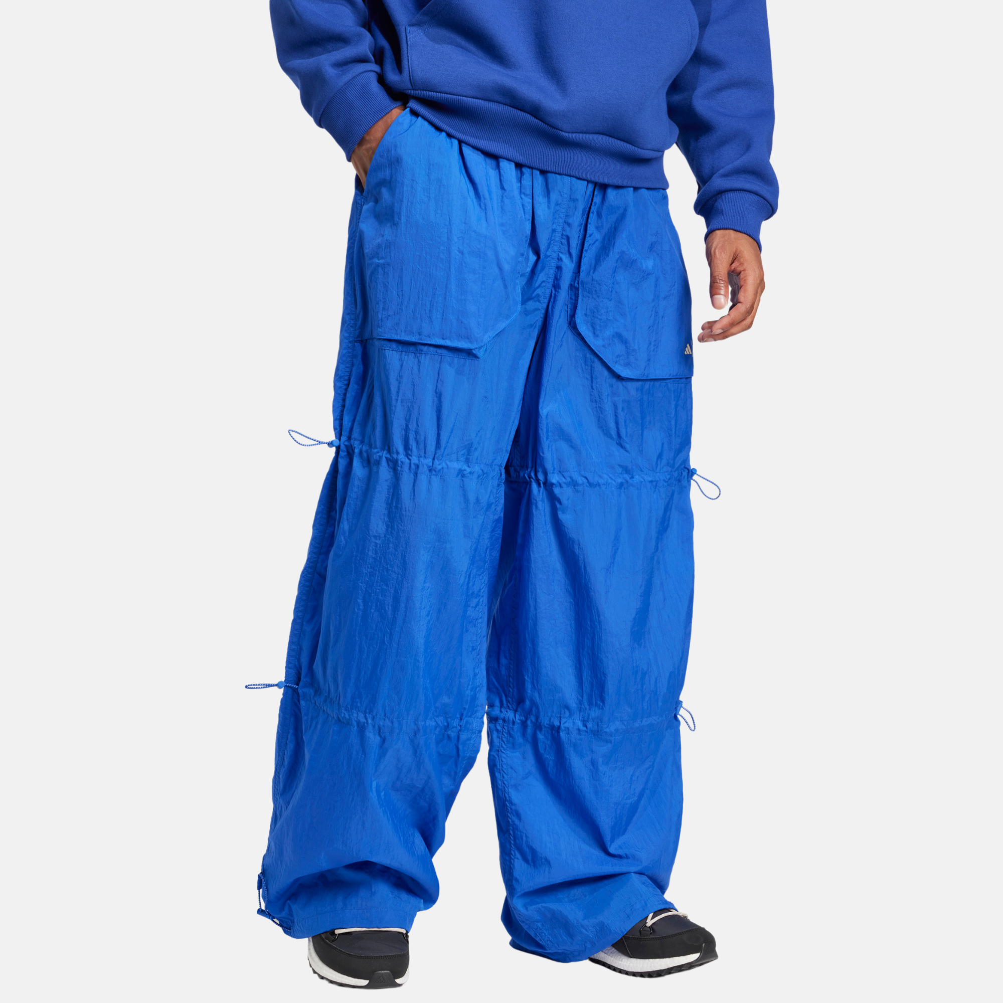 Adidas x MOON BOOT Women's Blue Parachute Pants