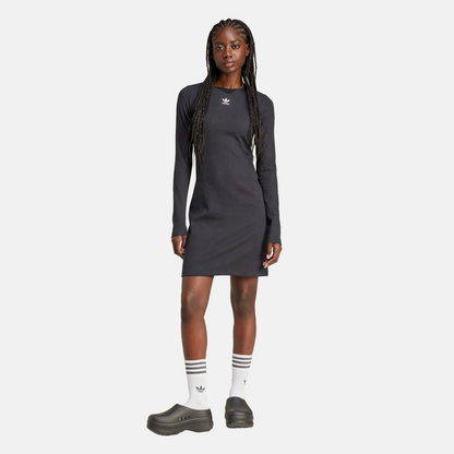 Adidas Women's Black Essential Rib Dress