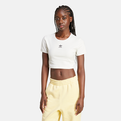 Adidas Women's Essentials White Rib T-Shirt