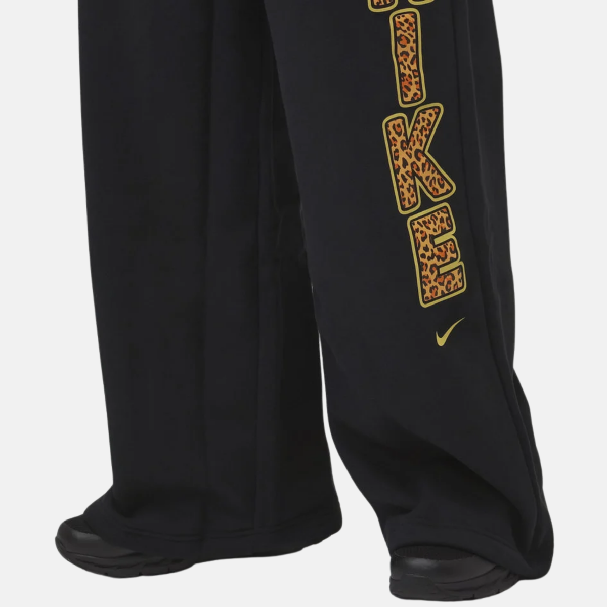 Nike Women's Studio Fleece Medium Weight Mid-Rise Wide-Leg Pants
