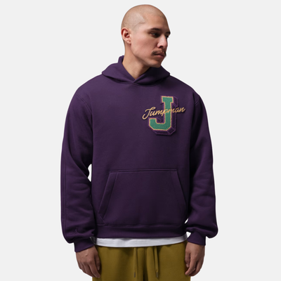 Air Jordan Brooklyn Purple Statement Jumpman Pullover Hoodie