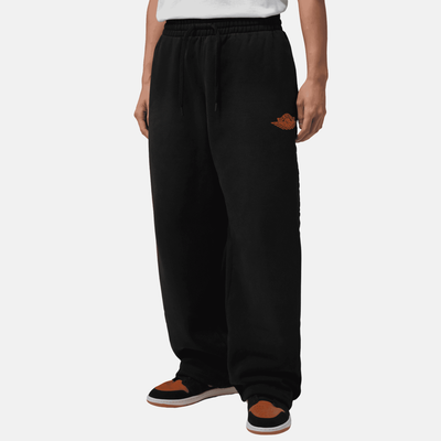 Air Jordan Flight Fleece Black Red Pants