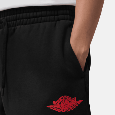 Air Jordan Flight Fleece Black Red Pants