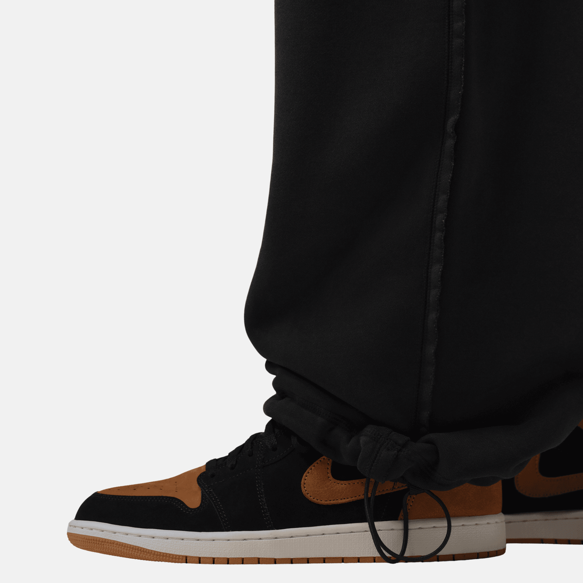 Air Jordan Flight Fleece Black Red Pants