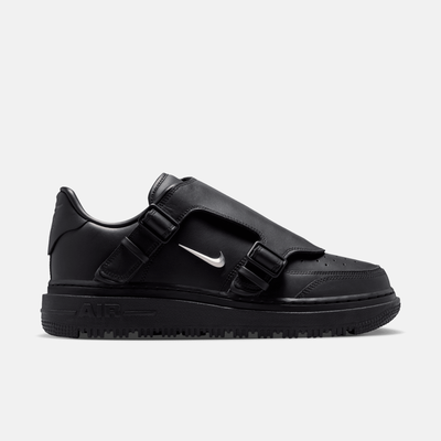 Nike Air Force 1 Low Luxe Black Metallic Silver