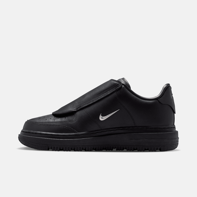 Nike Air Force 1 Low Luxe Black Metallic Silver