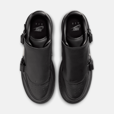 Nike Air Force 1 Low Luxe Black Metallic Silver