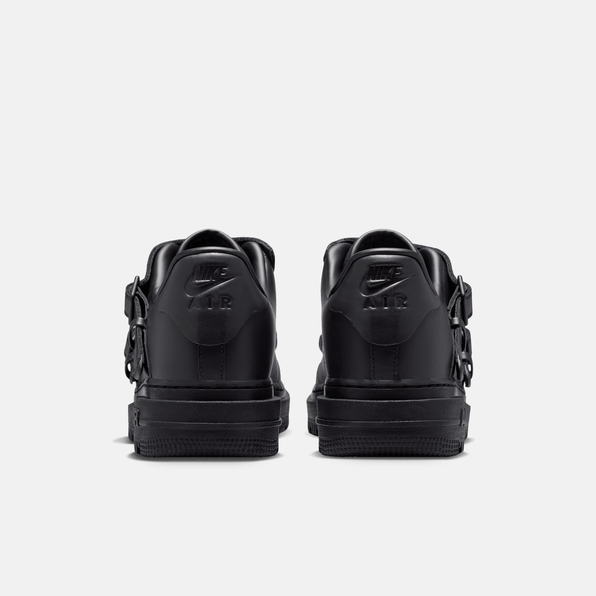 Nike Air Force 1 Low Luxe Black Metallic Silver