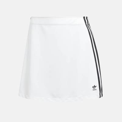 Adidas Women's Adicolor 3-Stripes Mini Skirt White