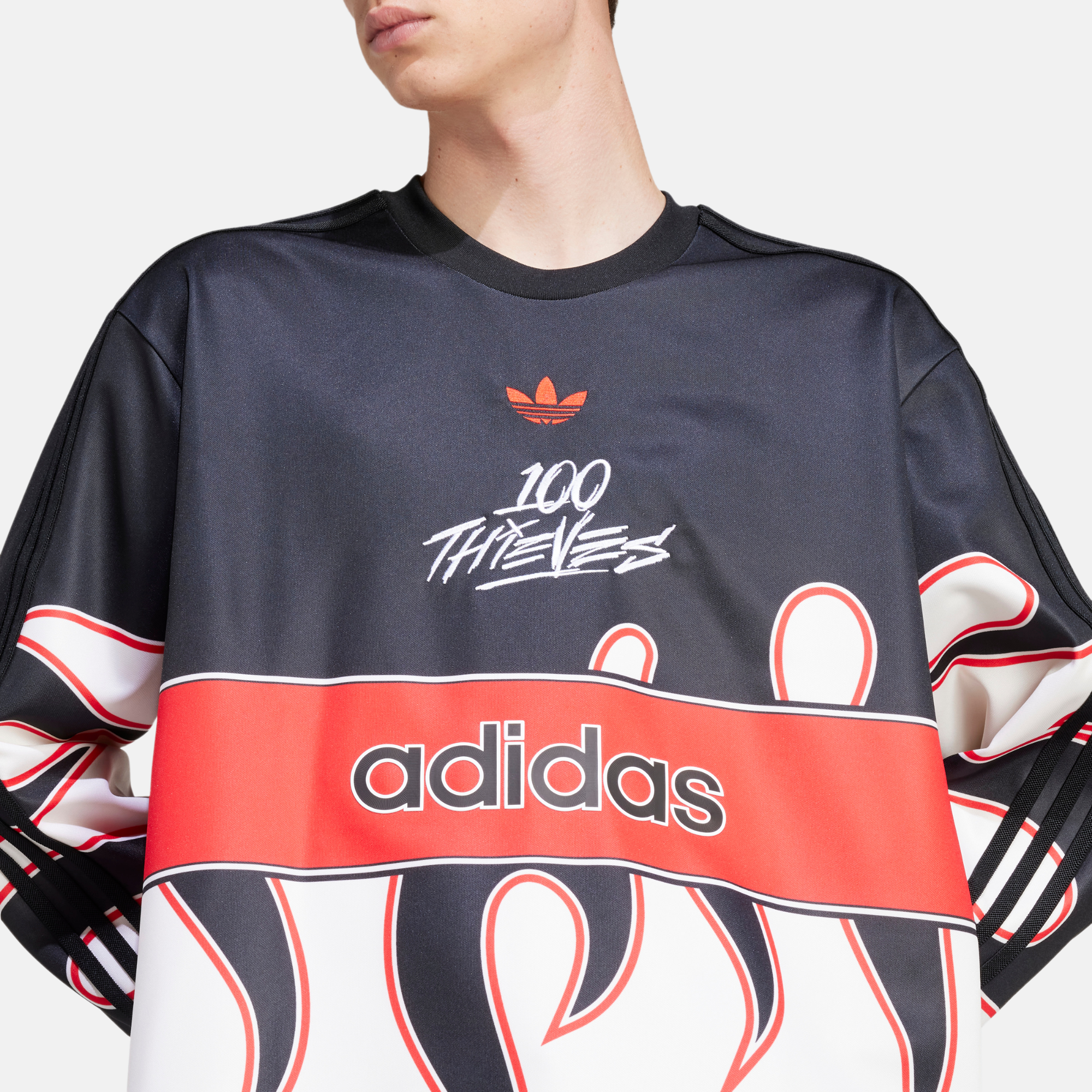 Adidas 100 Thieves Long Sleeve Jersey