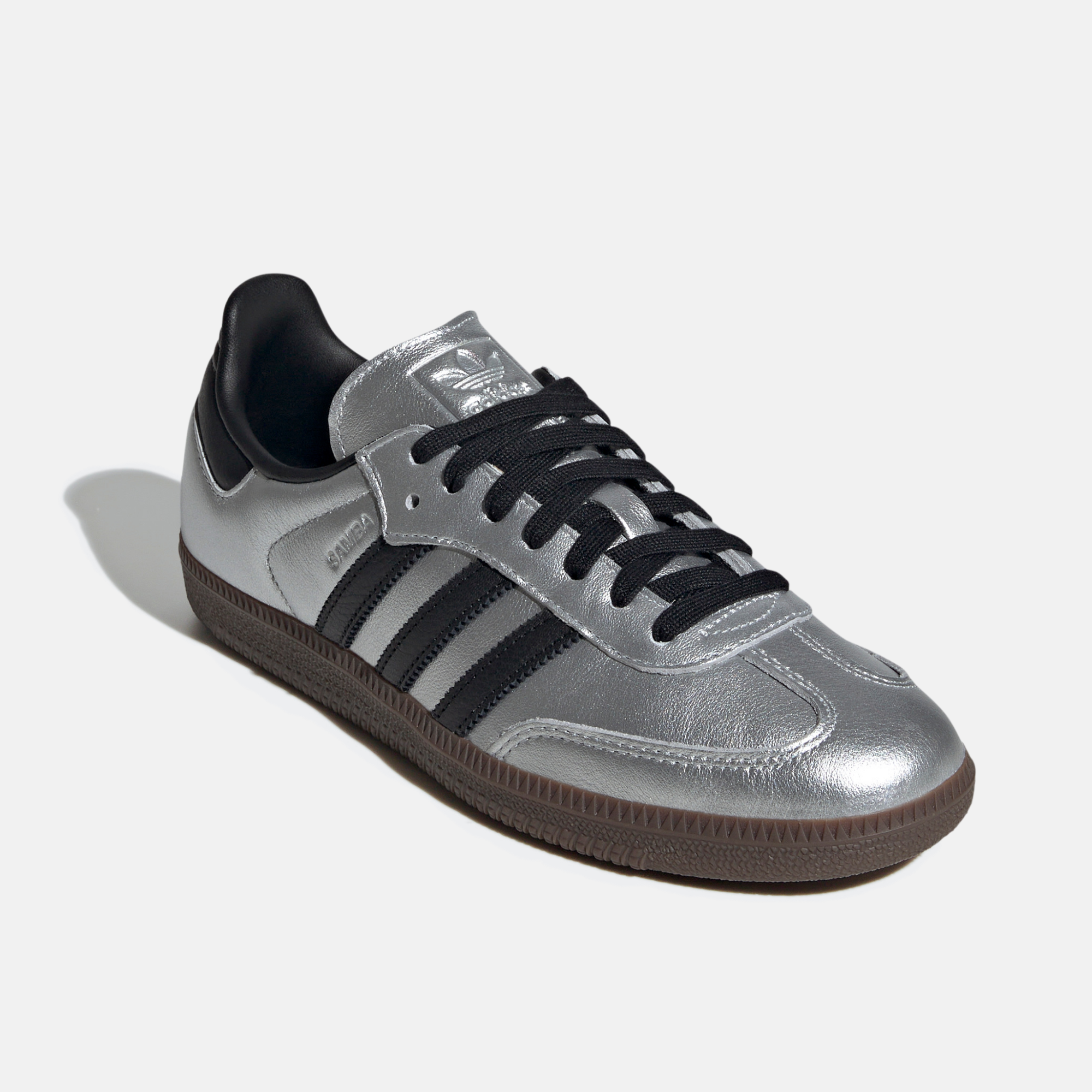 Adidas Originals Samba OG in Metallic Silver Size 11