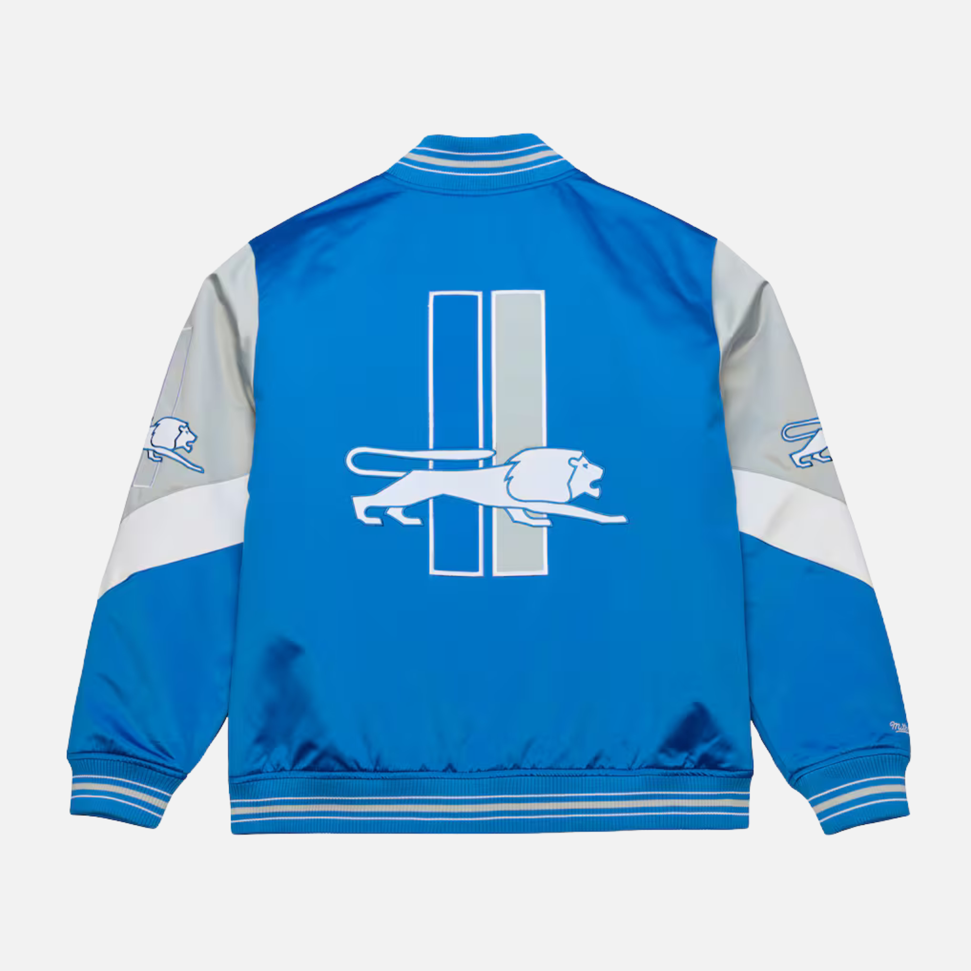 Mitchell & Ness NFL Throw It Back Heavyweight Satin Vintage Detroit Lions Jacket