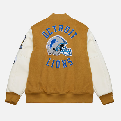 Mitchell & Ness NFL Dusted Collection Detroit Lions Varsity Jacket
