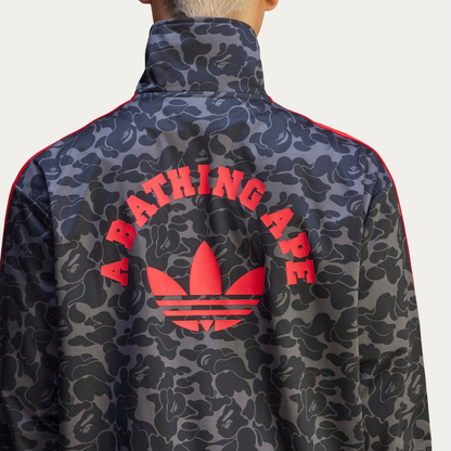 Adidas x BAPE Firebird Black Track Jacket – Puffer Reds Adidas x BAPE Firebird Black Track Jacket – Puffer Reds