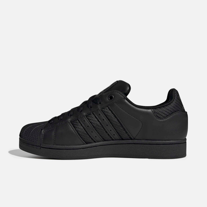 Adidas Superstar II Black Mesh Stripes