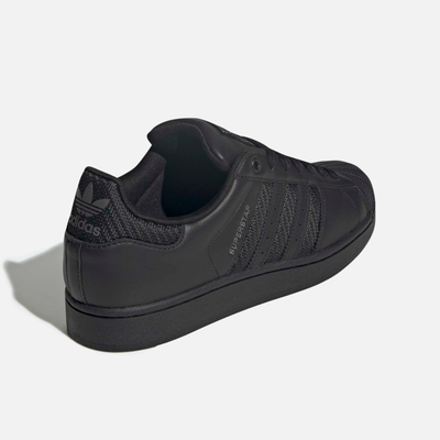 Adidas Superstar II Black Mesh Stripes