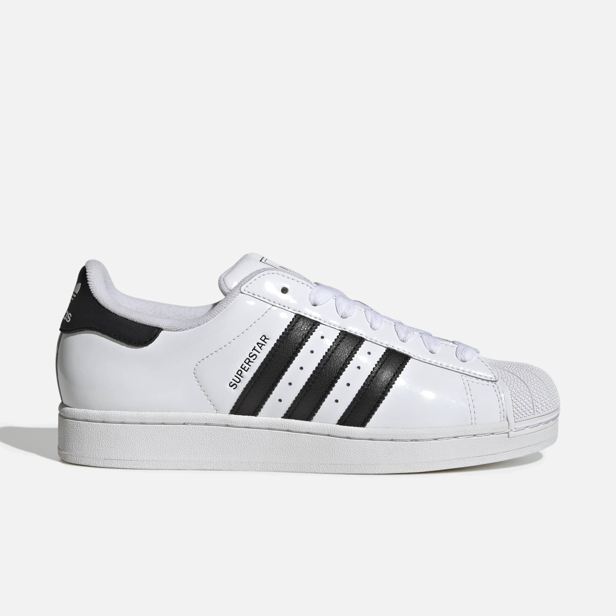 Adidas Superstar II White Black Patent