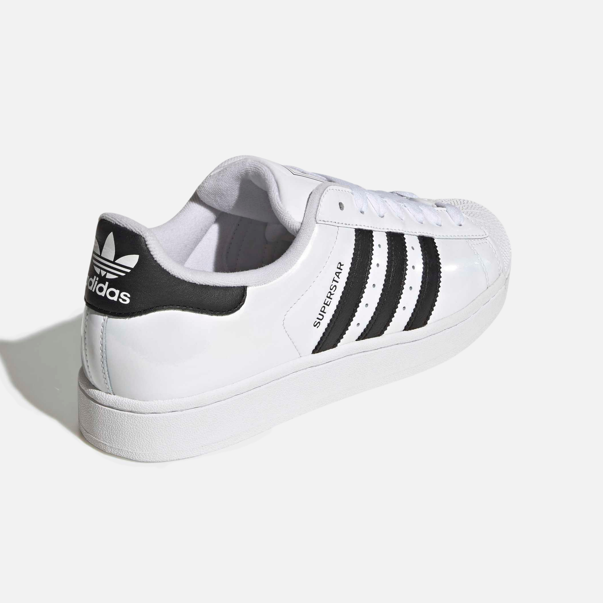 Adidas Superstar II White Black Patent